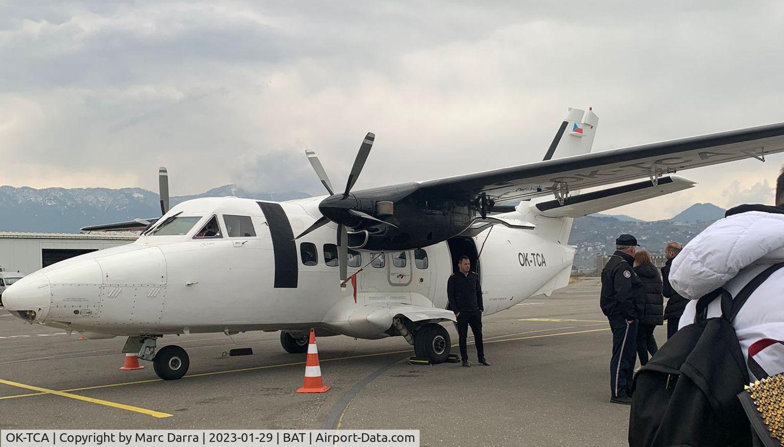 OK-TCA, 1990 Let L-410UVP-E Turbolet C/N 902431, In Batumi international Airport, going to Tbilisi. Operated by Vanila Sky