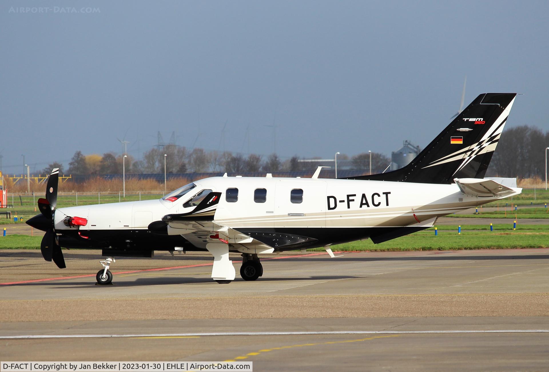 D-FACT, Daher TBM-960 C/N 1416, Lelystad Airport