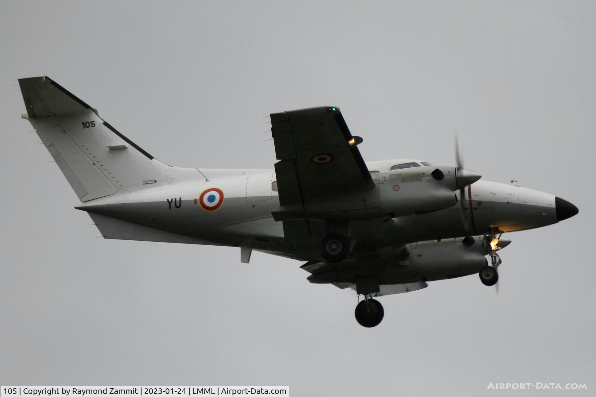 105, Embraer EMB-121AA Xingu C/N 121105, Embraer EMB-121AA Xingu 105/YU French Air Force