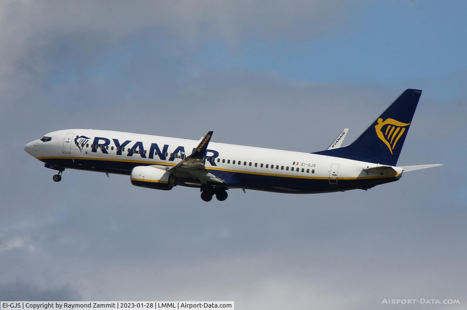 EI-GJS, 2018 Boeing 737-800 C/N 44836, B737-800 EI-GJS Ryanair