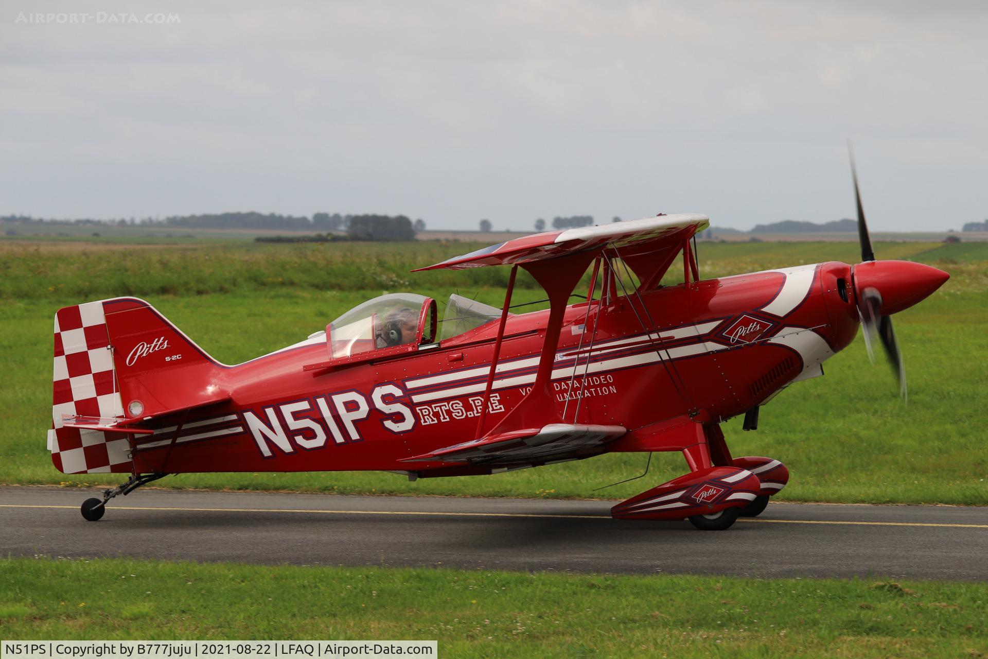 N51PS, 2008 Aviat Pitts S-2C Special C/N 6087, during Albert Airshow