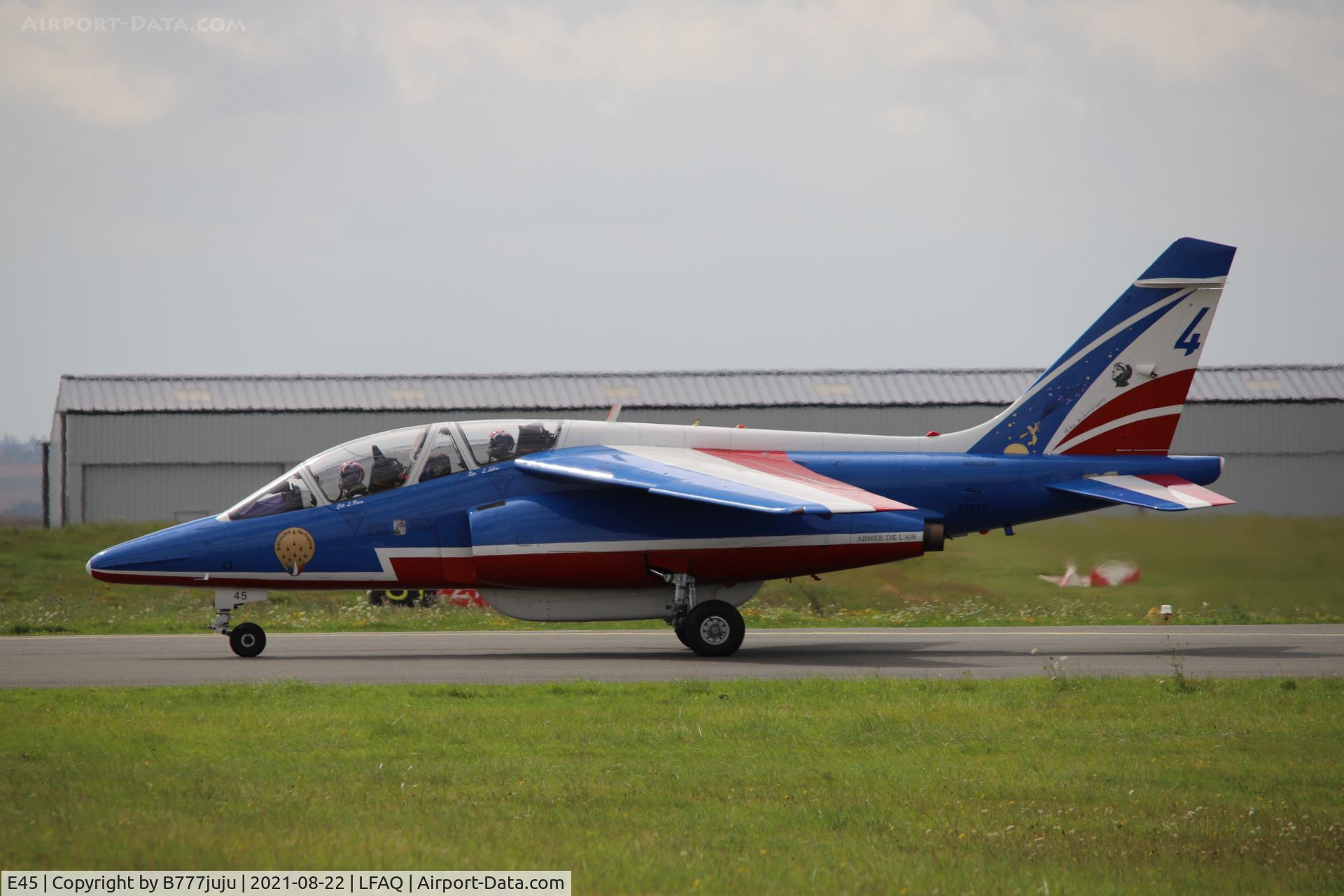 E45, Dassault-Dornier Alpha Jet E C/N E45, during Albert Airshow