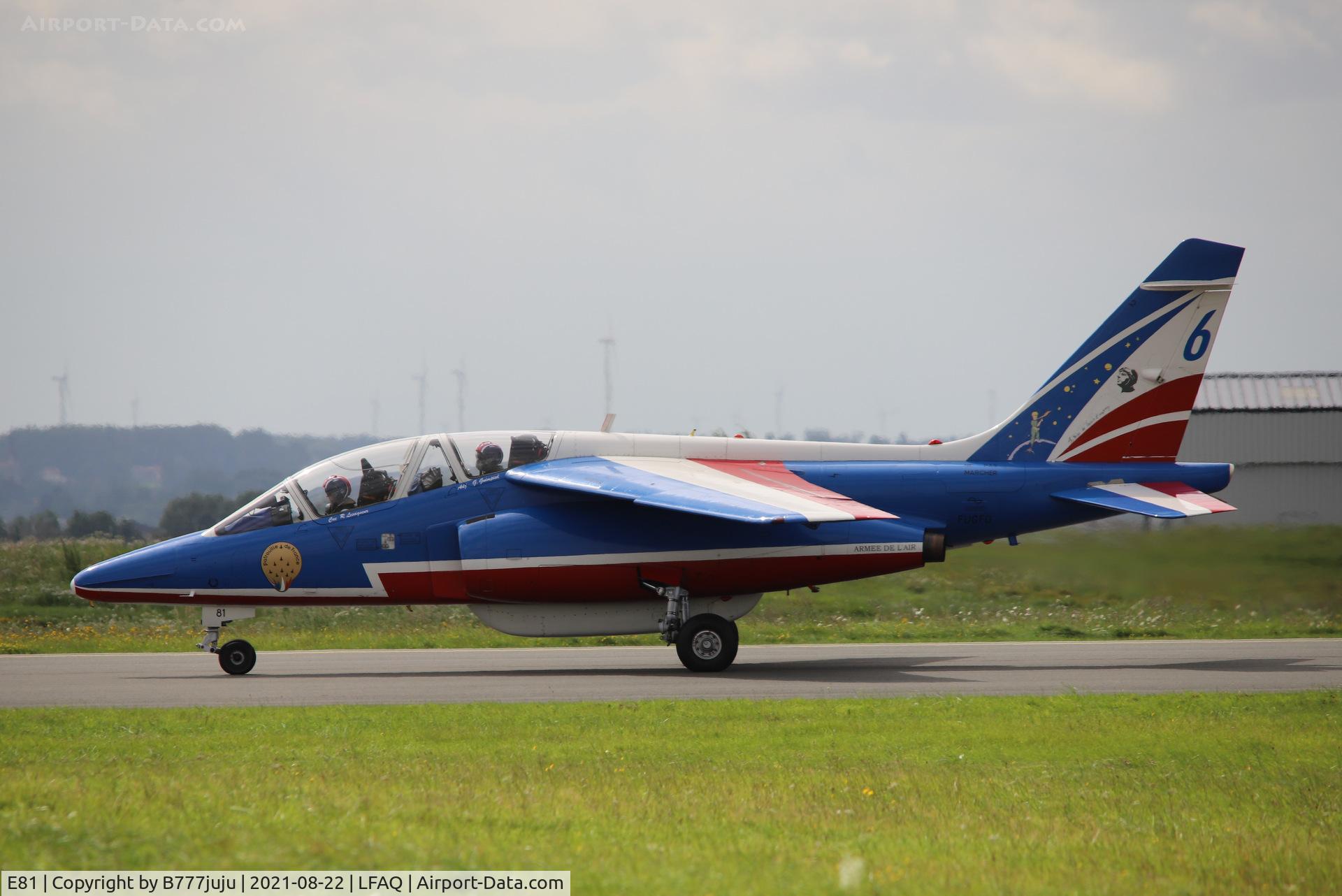 E81, Dassault-Dornier Alpha Jet E C/N E81, during Albert Airshow
F-UGFO
