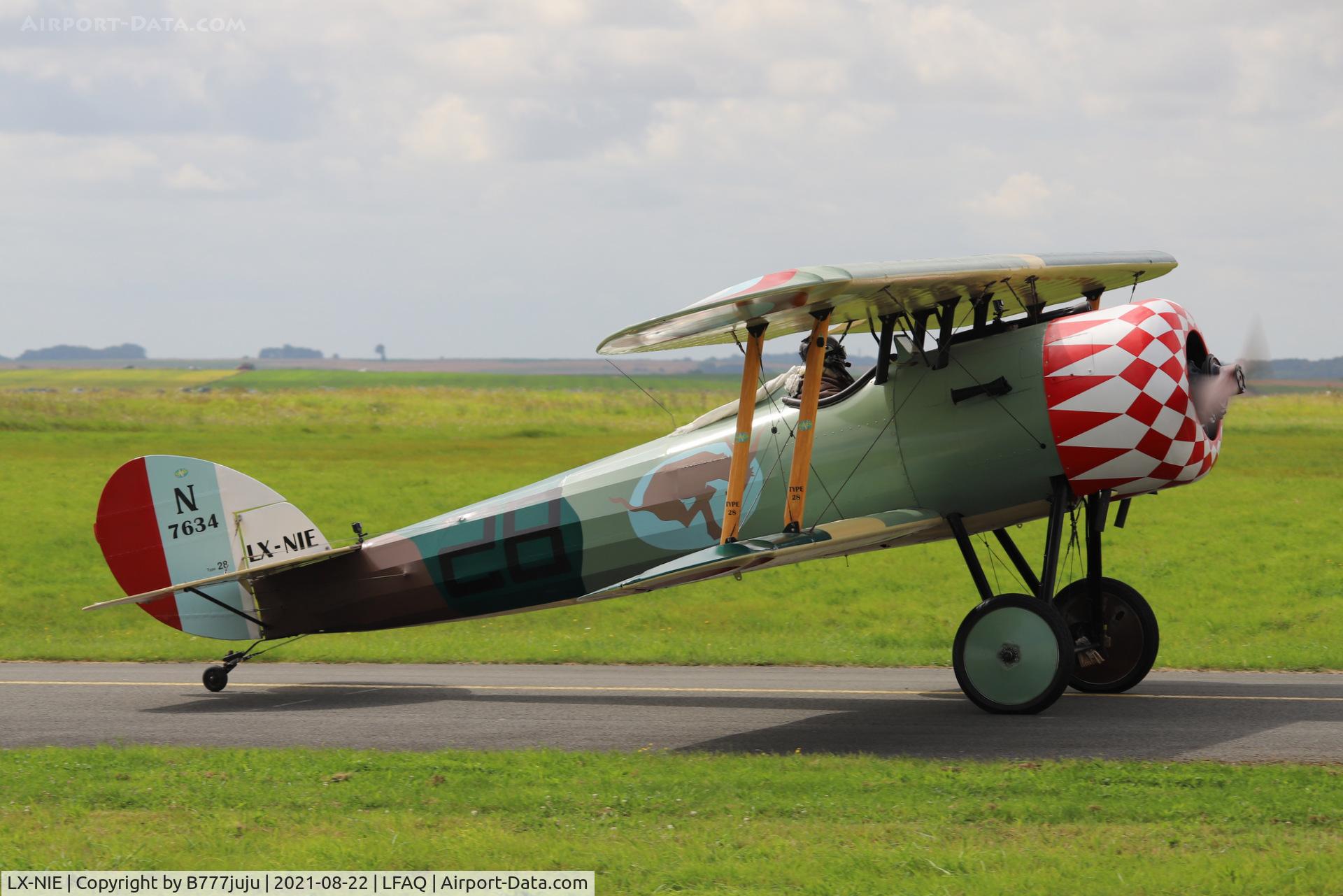 LX-NIE, 2011 Nieuport 28 C.1 Replica C/N 100, during Albert Airshow