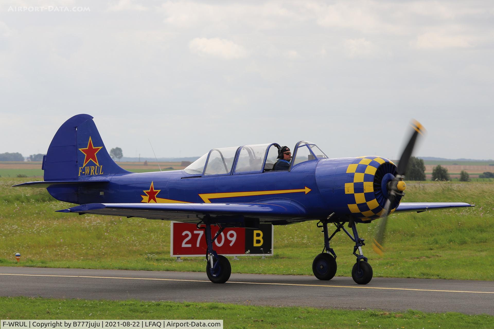 F-WRUL, Yakovlev Yak-52 C/N 844201, during Albert Airshow