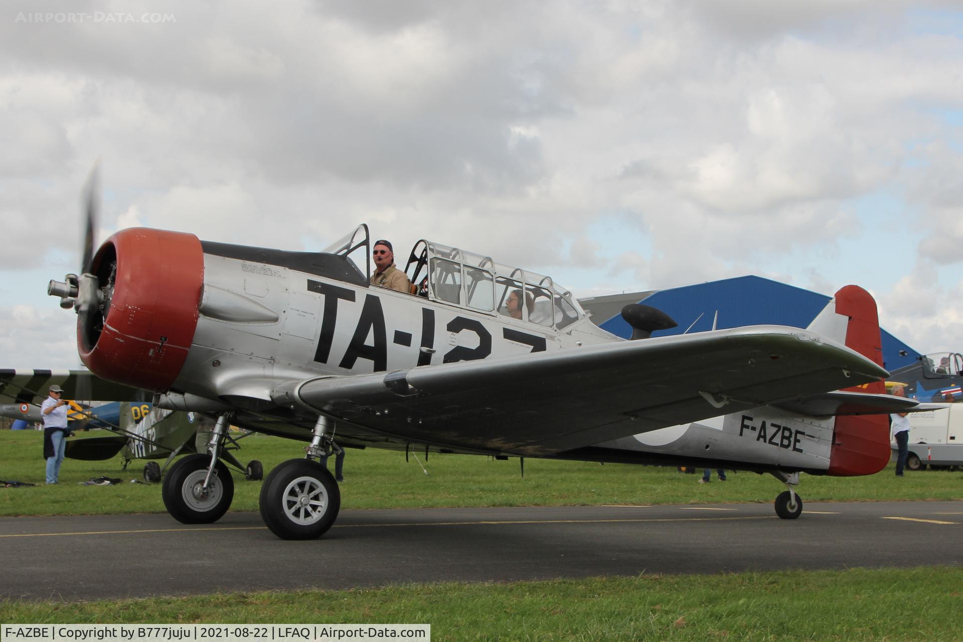 F-AZBE, North American AT-6C Harvard IIA C/N 88-12127, during Albert Airshow