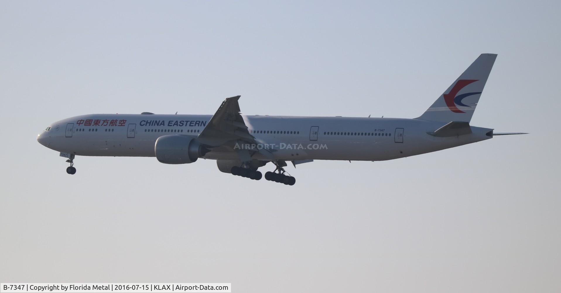 B-7347, 2016 Boeing 777-39P/ER C/N 43278, LAX 2016