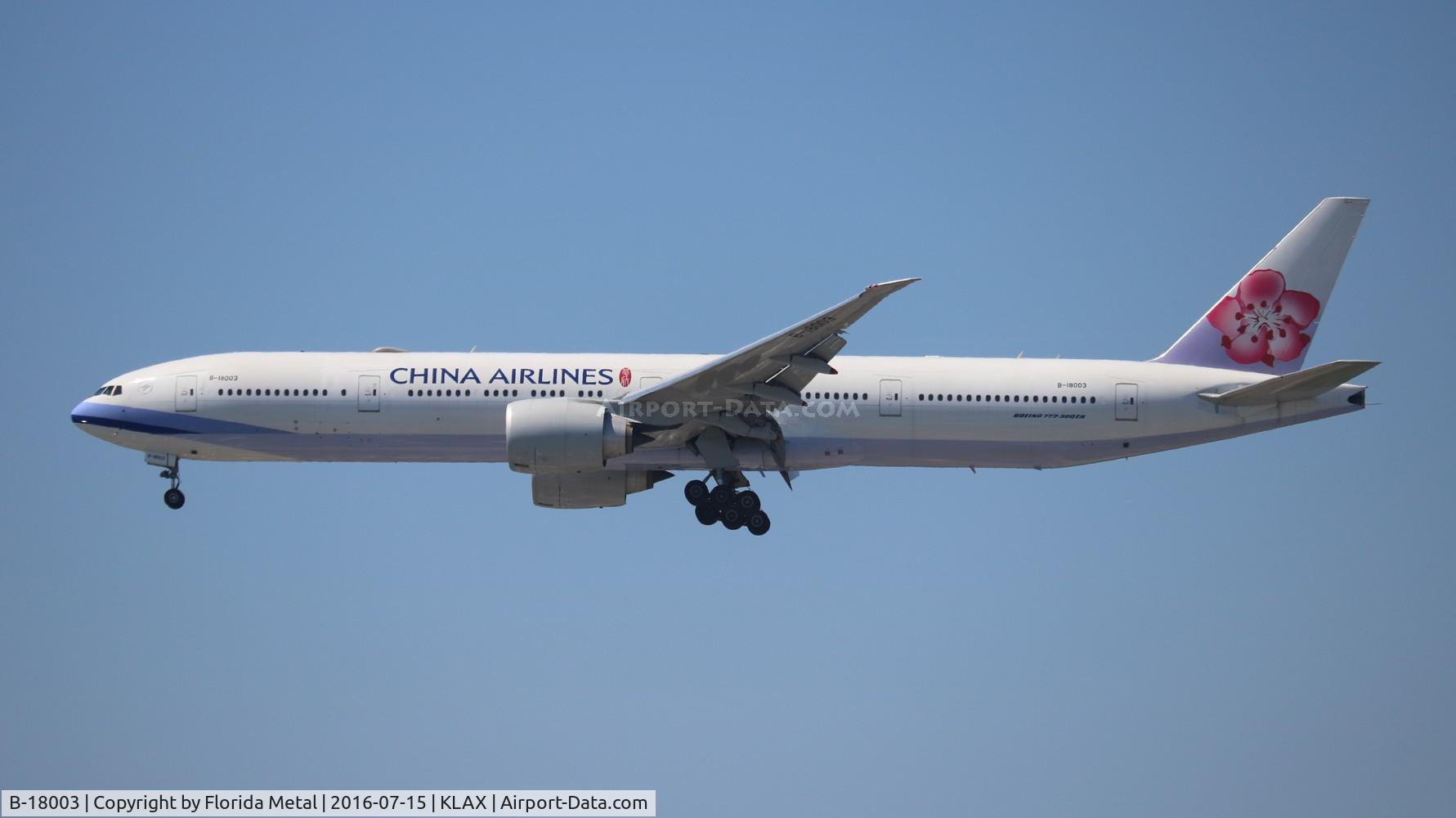 B-18003, 2015 Boeing 777-309/ER C/N 43977, China Airlines 773 zx