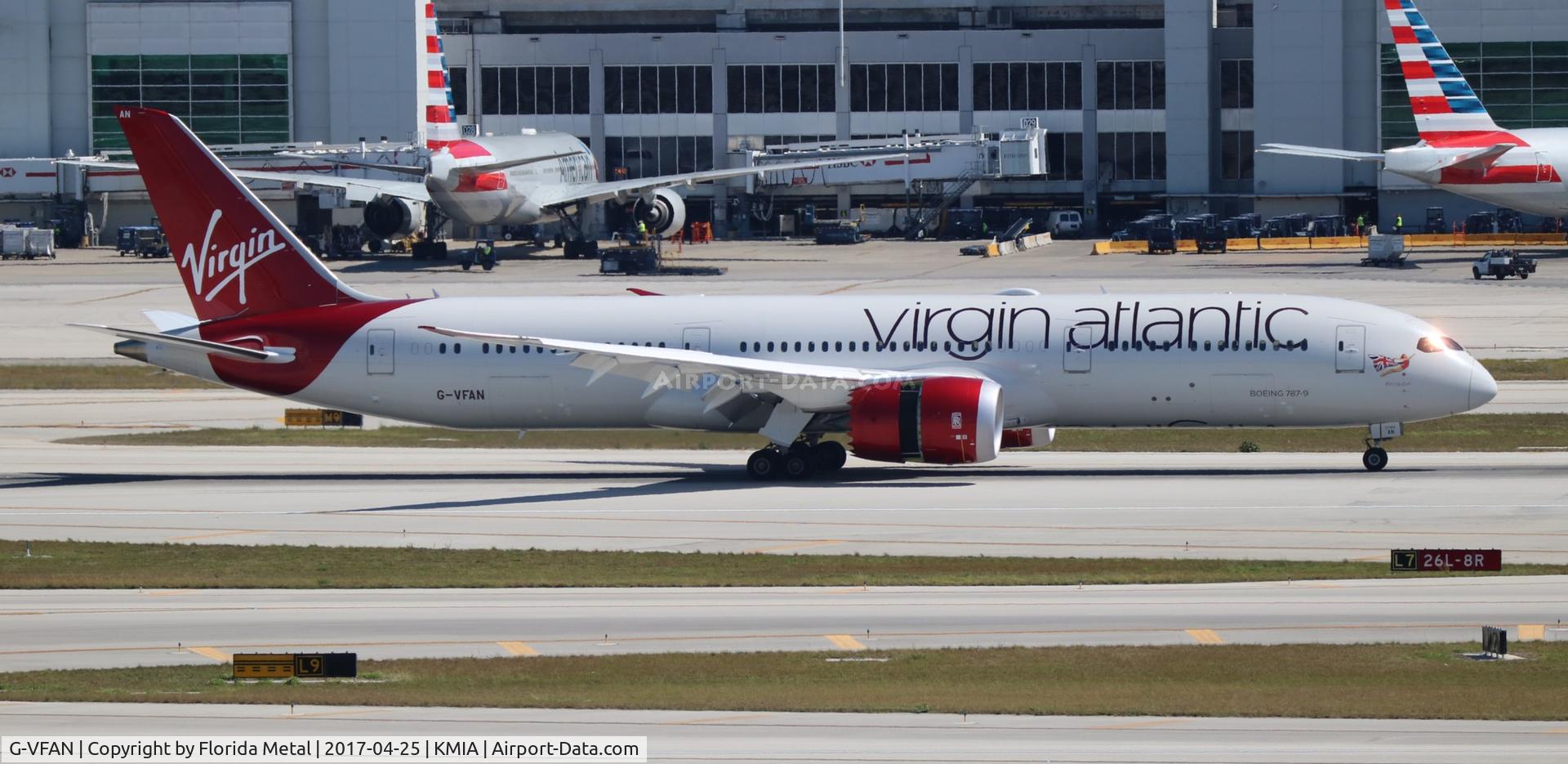 G-VFAN, 2016 Boeing 787-9 Dreamliner C/N 37977, Virgin 789 zx