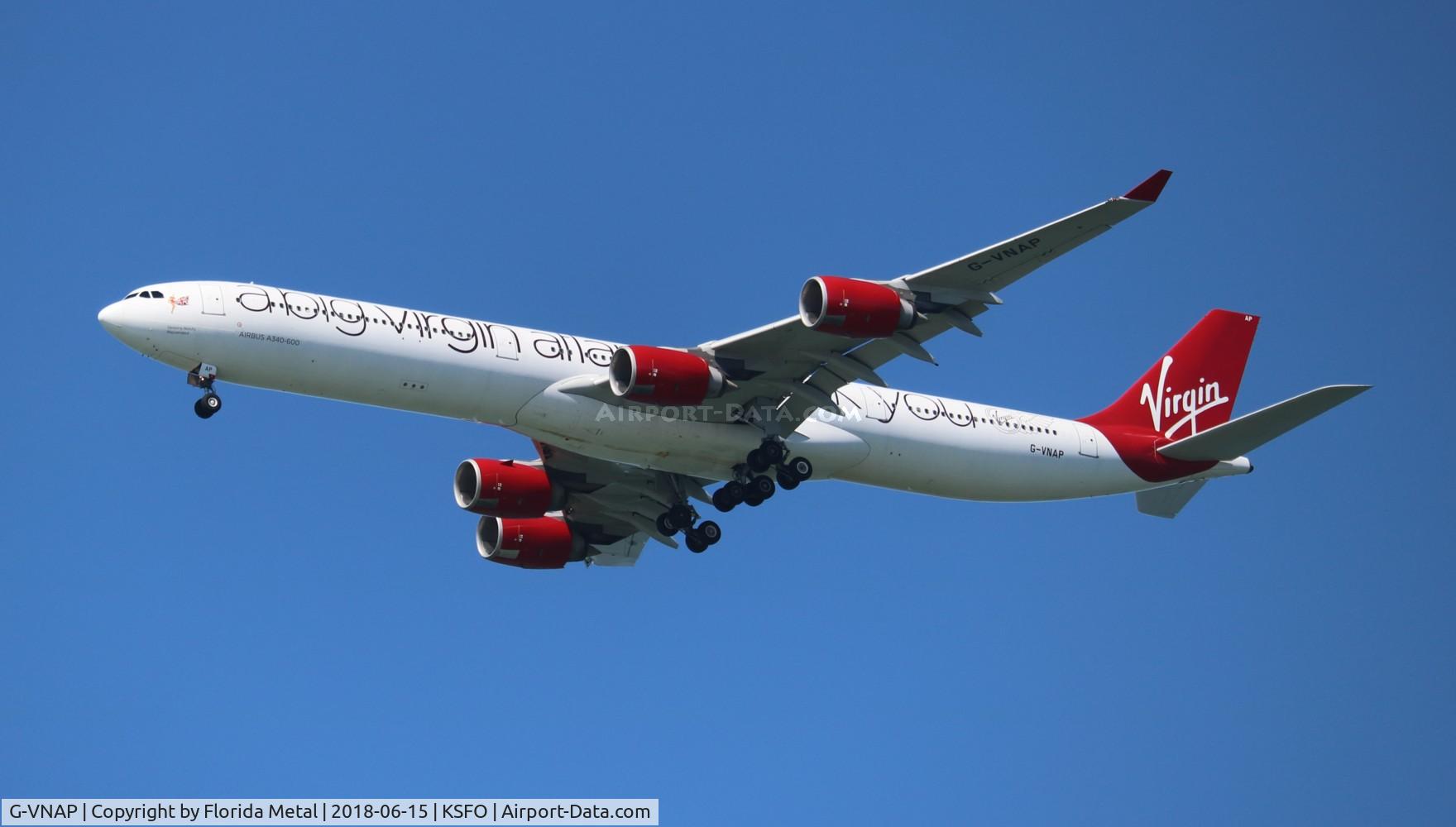 G-VNAP, 2005 Airbus A340-642 C/N 622, Virgin A346 zx