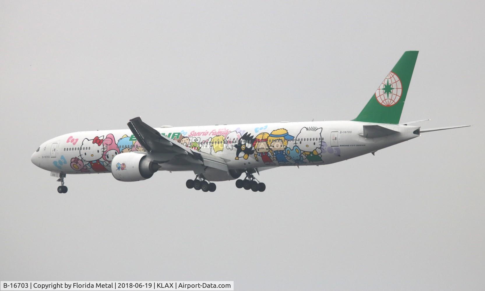 B-16703, 2006 Boeing 777-35E/ER C/N 32643, Eva 773 zx Hello Kitty