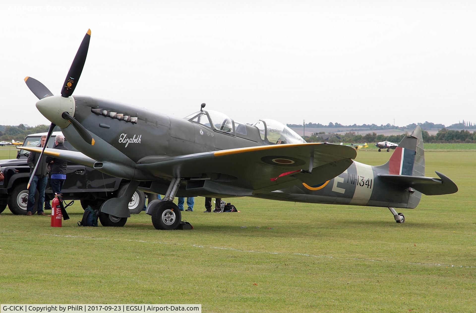 G-CICK, 1944 Supermarine 361 Spitfire LF.IXe C/N CBAF 8912, G-CICK 'NH341' 1944 VS Spitfire TlX BoB Air Show Duxford