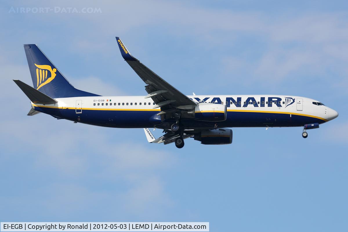EI-EGB, 2009 Boeing 737-8AS C/N 38491, at mad