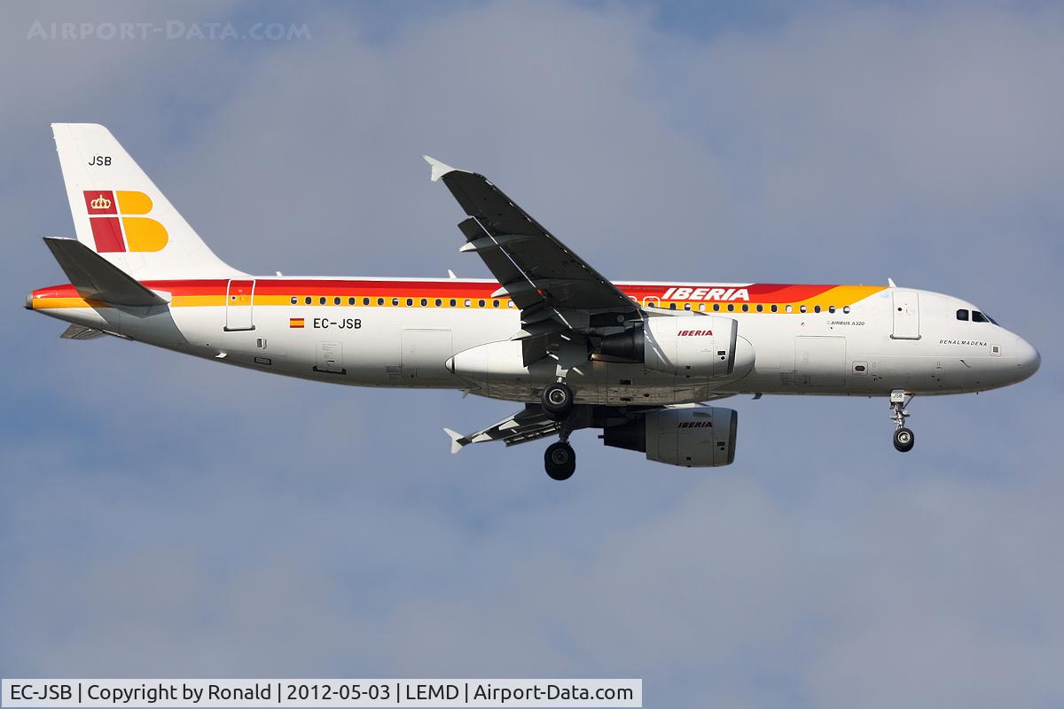 EC-JSB, 2006 Airbus A320-214 C/N 2776, at mad