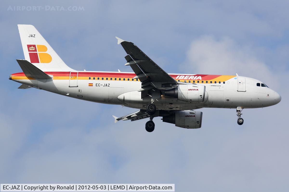 EC-JAZ, 2004 Airbus A319-111 C/N 2264, at mad