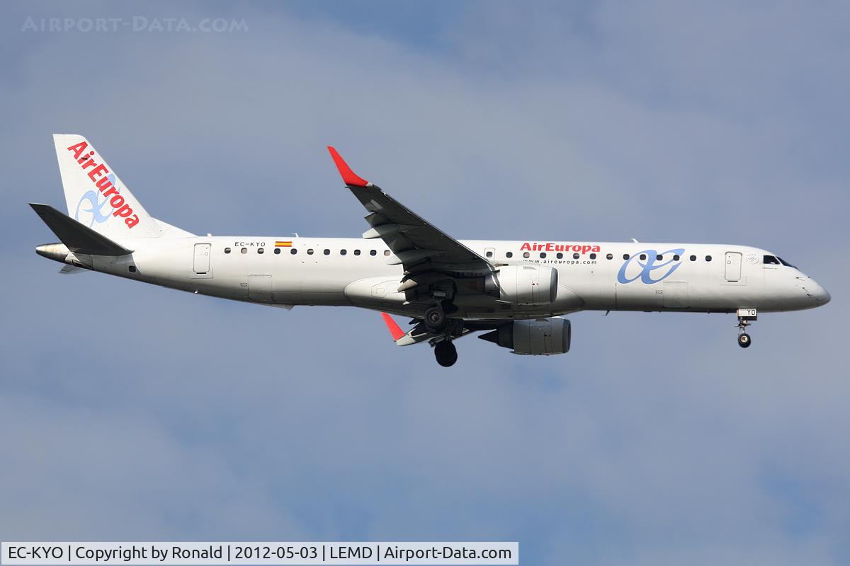 EC-KYO, 2009 Embraer 195LR (ERJ-190-200LR) C/N 19000276, at mad