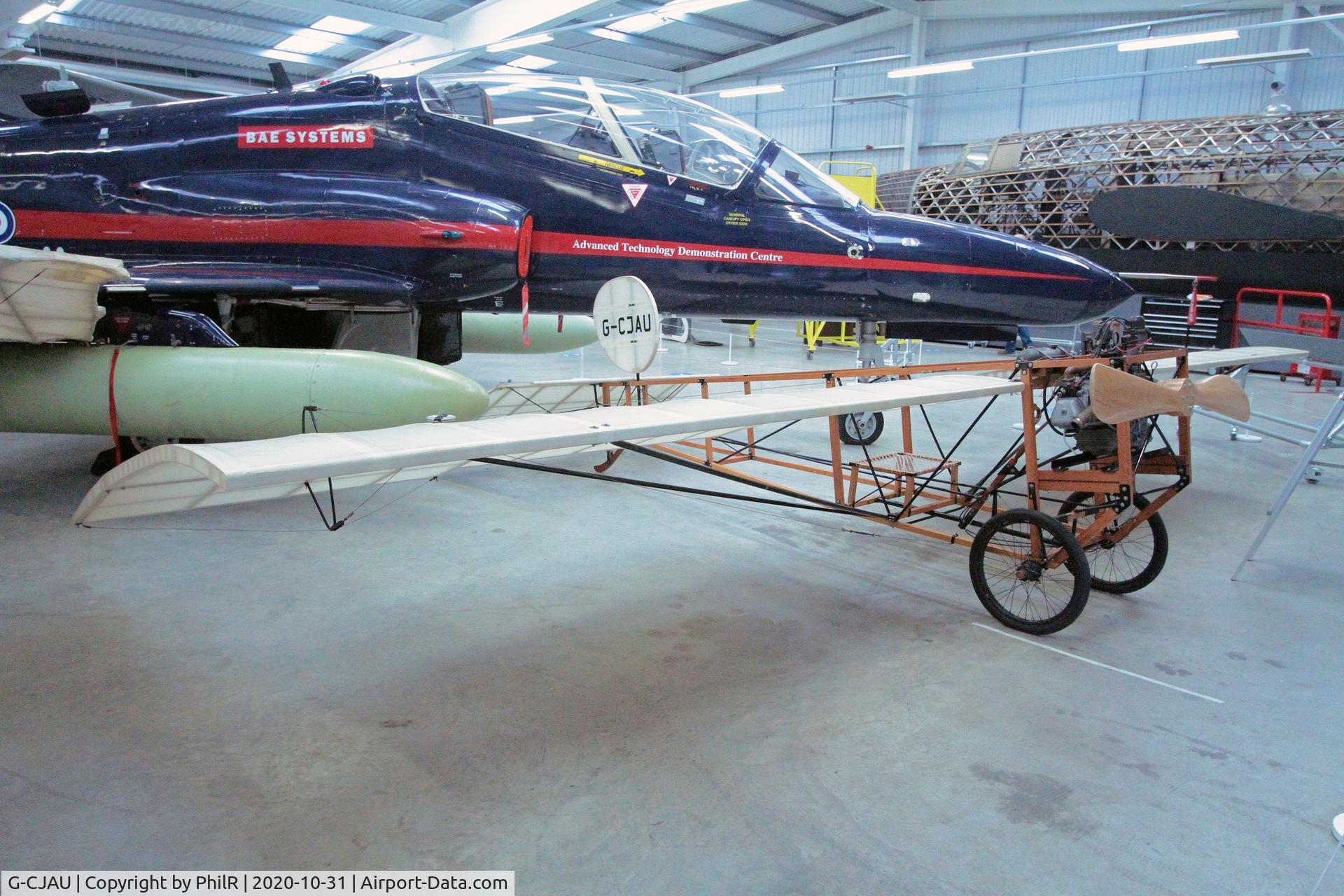 G-CJAU, 2016 Aubert J. White Sports Monoplane C/N JA002, G-CJAU 2016 White Sports Monoplane Replica Brooklands