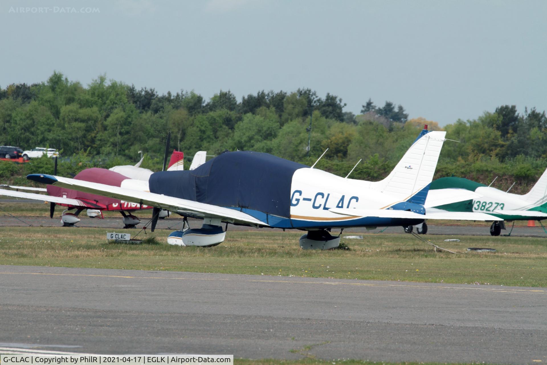 G-CLAC, 1981 Piper PA-28-161 Cherokee Warrior II C/N 28-8116241, G-CLAC 1972 Piper PA-28 Cherokee Warrior ll Blackbushe
