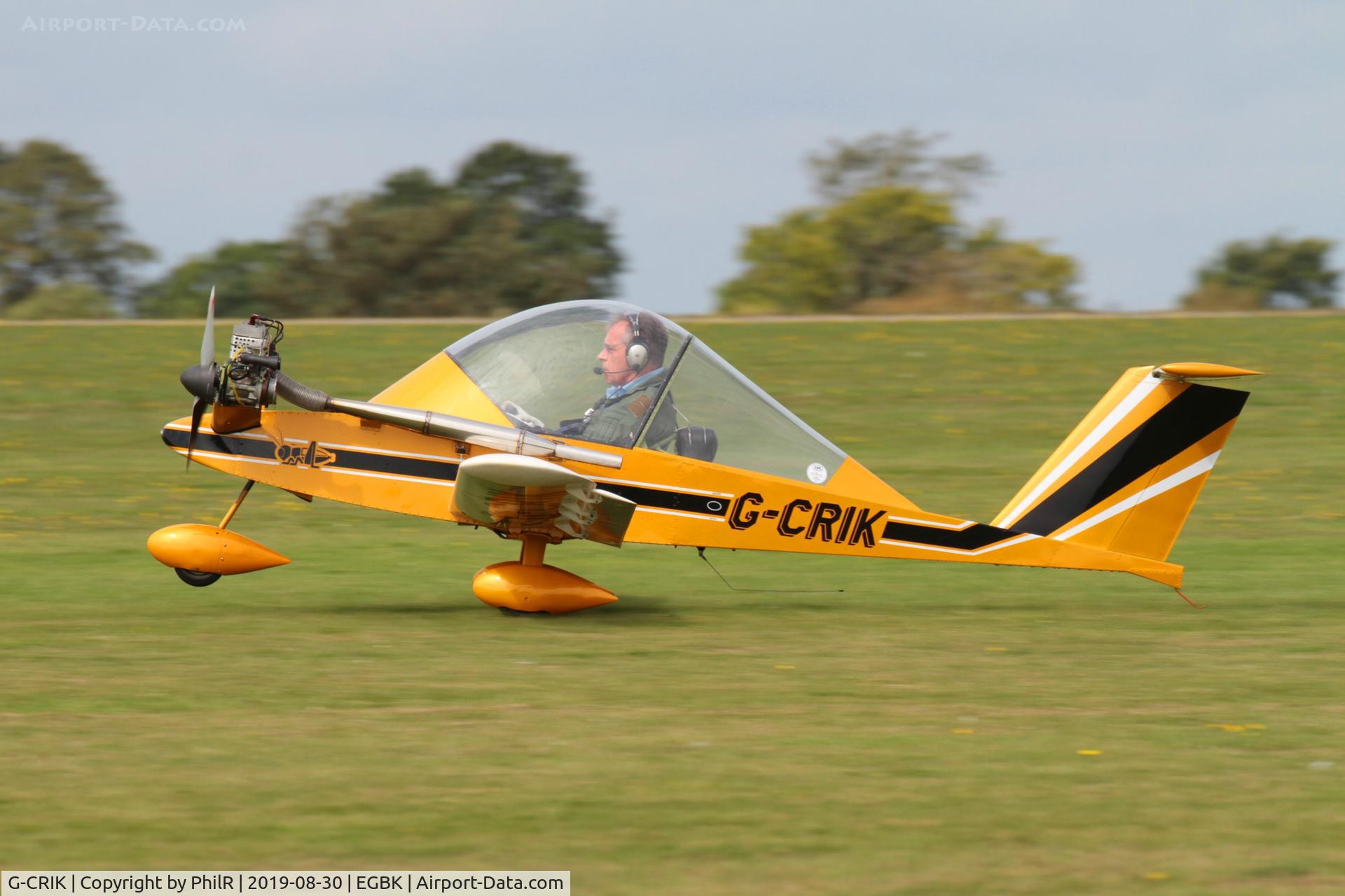 G-CRIK, 2004 Colomban MC-15 Cri-Cri (Cricket) C/N PFA 133-13289, G-CRIK 2014 Colomban MC-15 Cri-Cri LAA Rally Sywell
