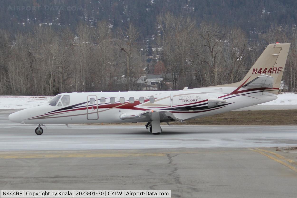 N444RF, 2001 Cessna 560 Citation Encore C/N 560-0559, Arrival from Hailey (SUN, ID).
