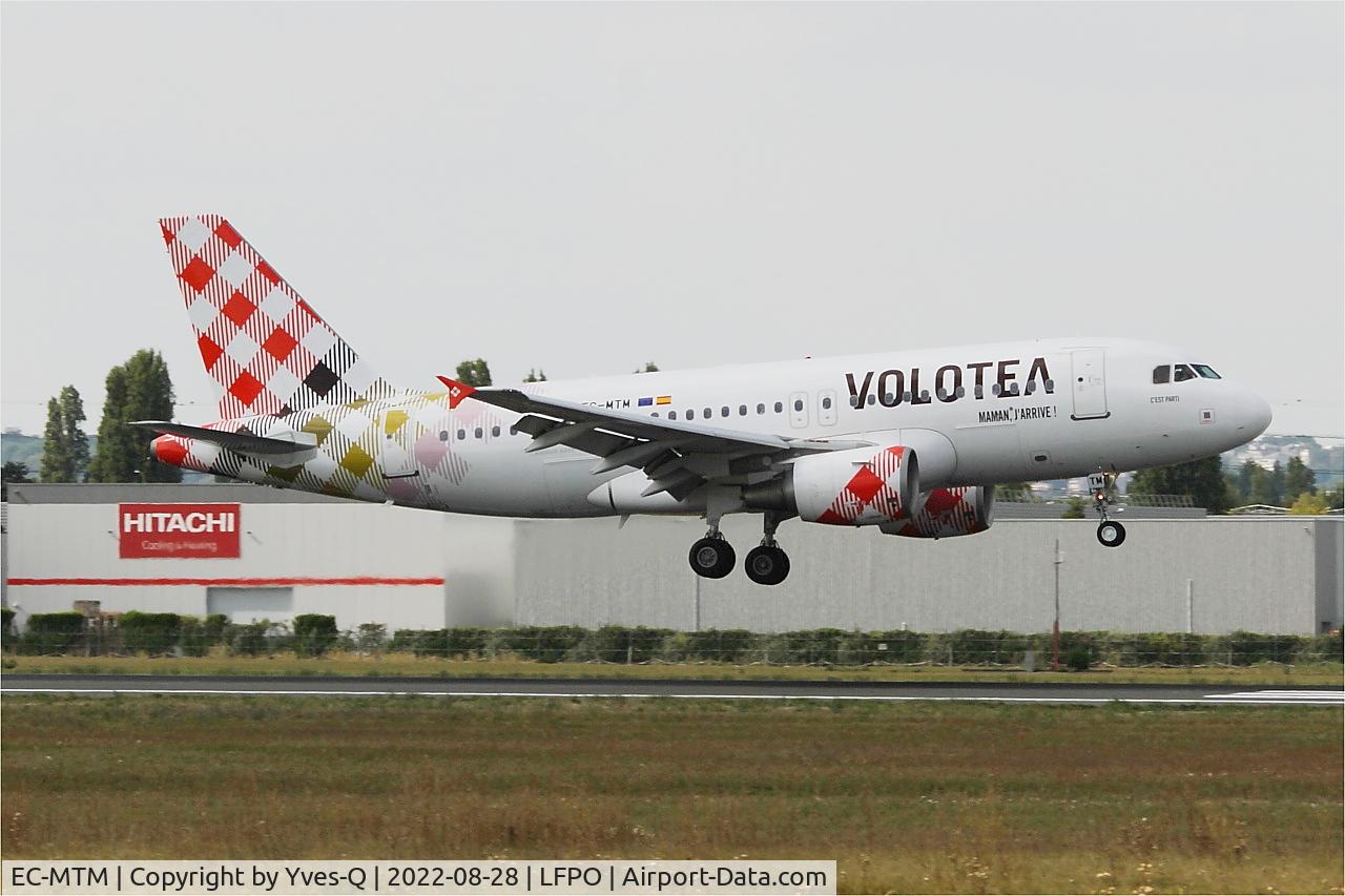 EC-MTM, 2003 Airbus A319-111 C/N 2062, Airbus A319-111, Landing rwy 06, Paris-Orly Airport (LFPO-ORY)