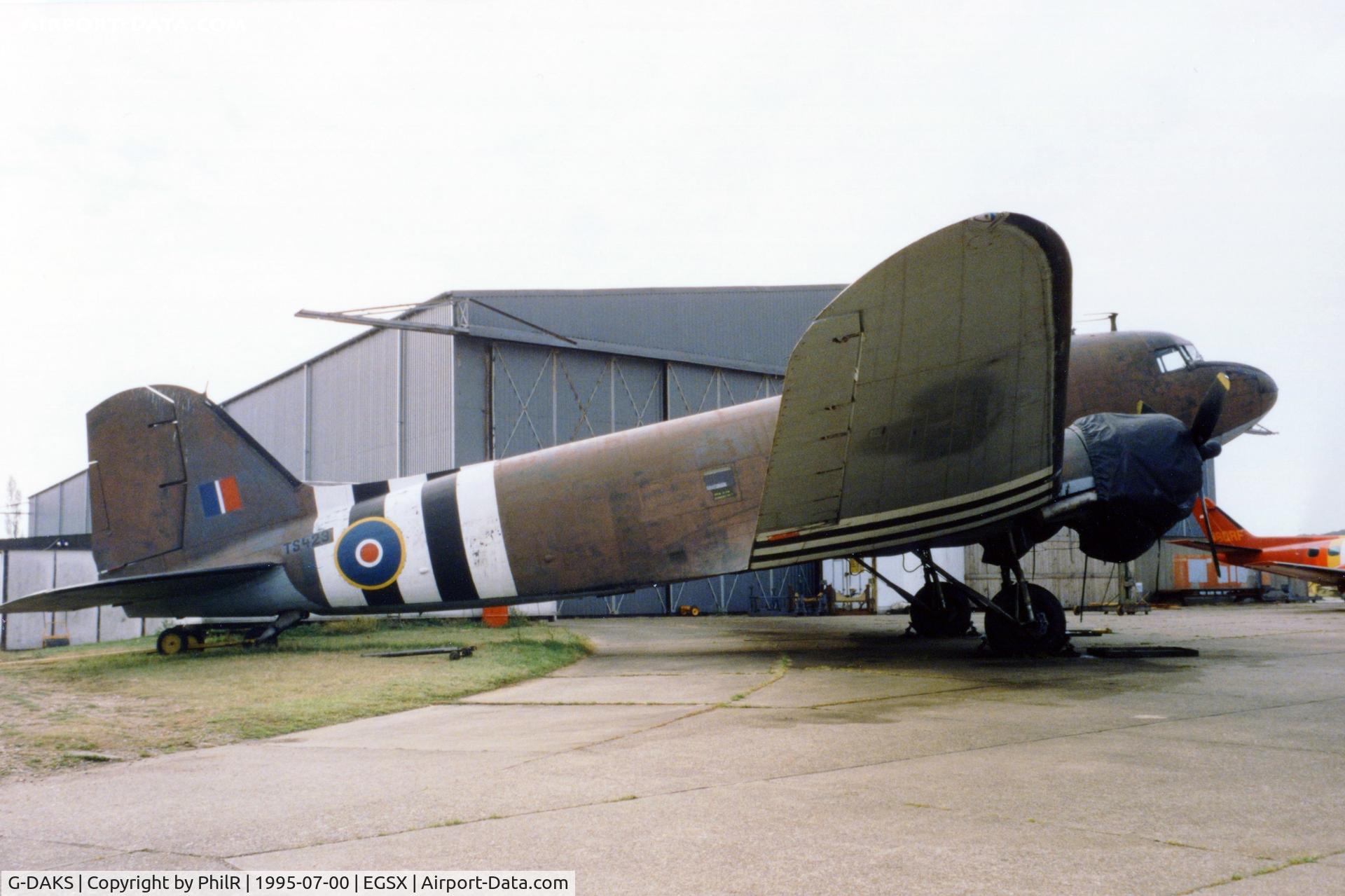G-DAKS, 1943 Douglas C-47A-75-DL Skytrain C/N 19347, G-DAKS 'TS423' (N147DC) 1942 Douglas C-47A RAF North Weald
