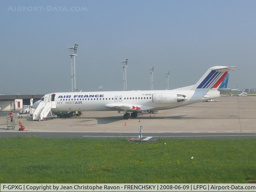 F-GPXG, 1992 Fokker 100 (F-28-0100) C/N 11387, Brit Air (now Aseman Airlines)
