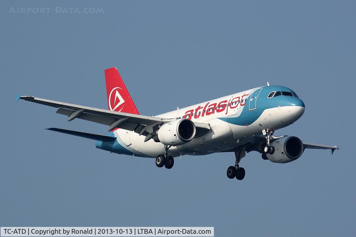 TC-ATD, 1999 Airbus A319-112 C/N 1124, at ist
