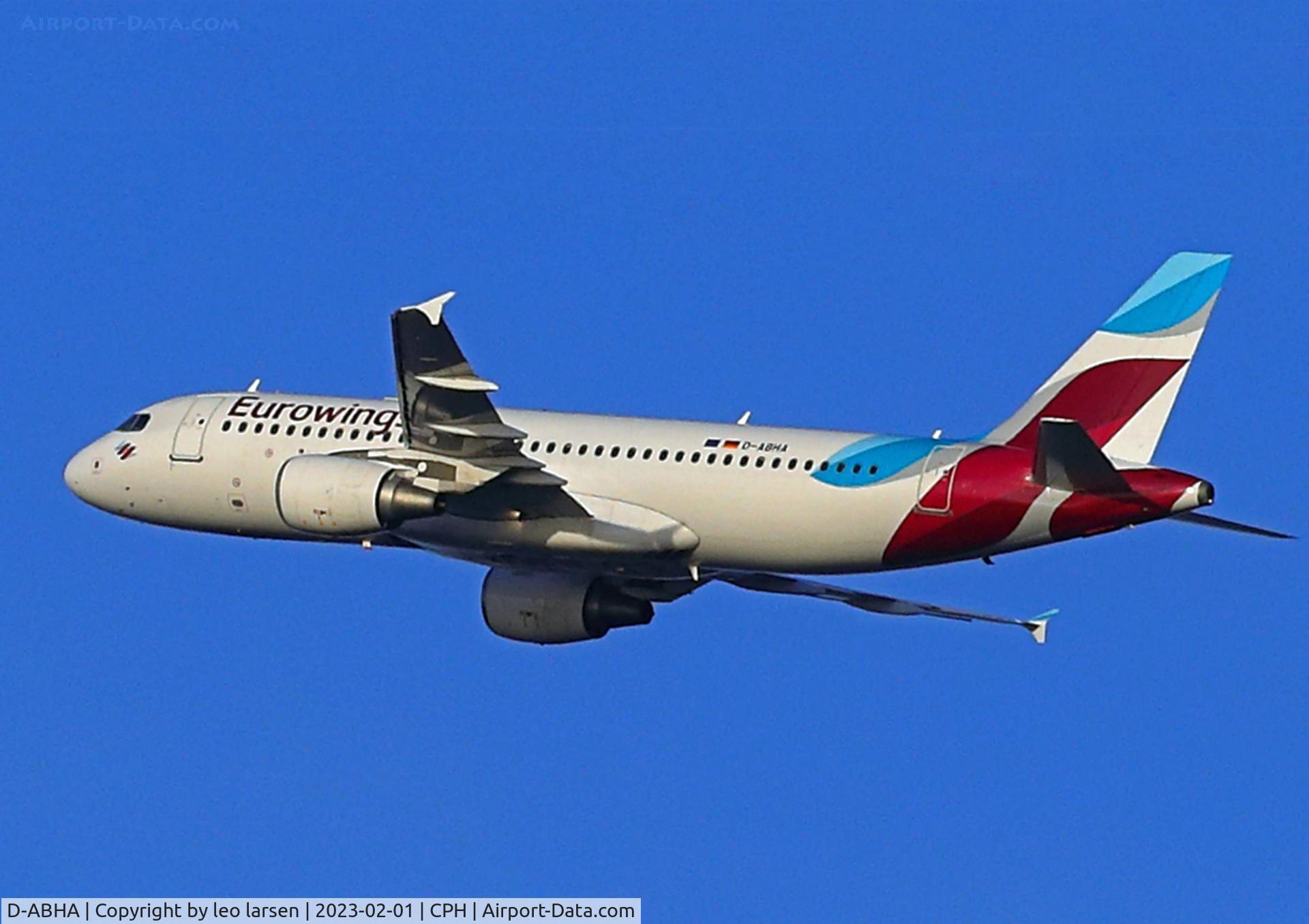 D-ABHA, 2008 Airbus A320-214 C/N 3540, Copenhagen 1.2.2023