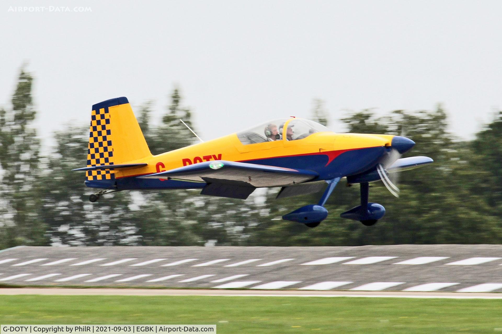 G-DOTY, 2010 Vans RV-7 C/N PFA 323-14387, G-DOTY 2010 VANS RV-7 LAA Rally Sywell