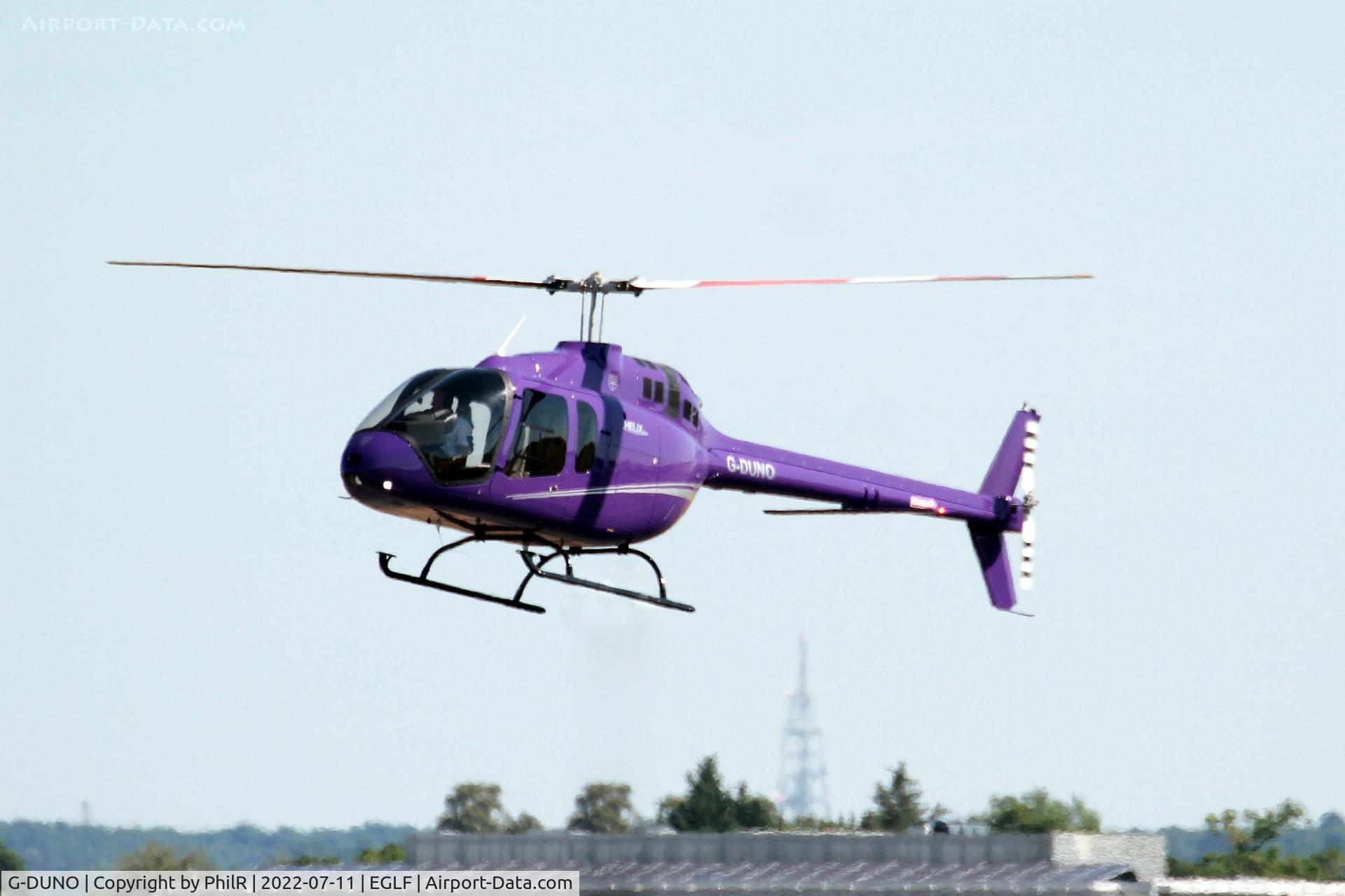 G-DUNO, 2020 Bell 505 Jet Ranger X C/N 65311, G-DUNO 2020 Bell 505 JetRanger X Farnborough