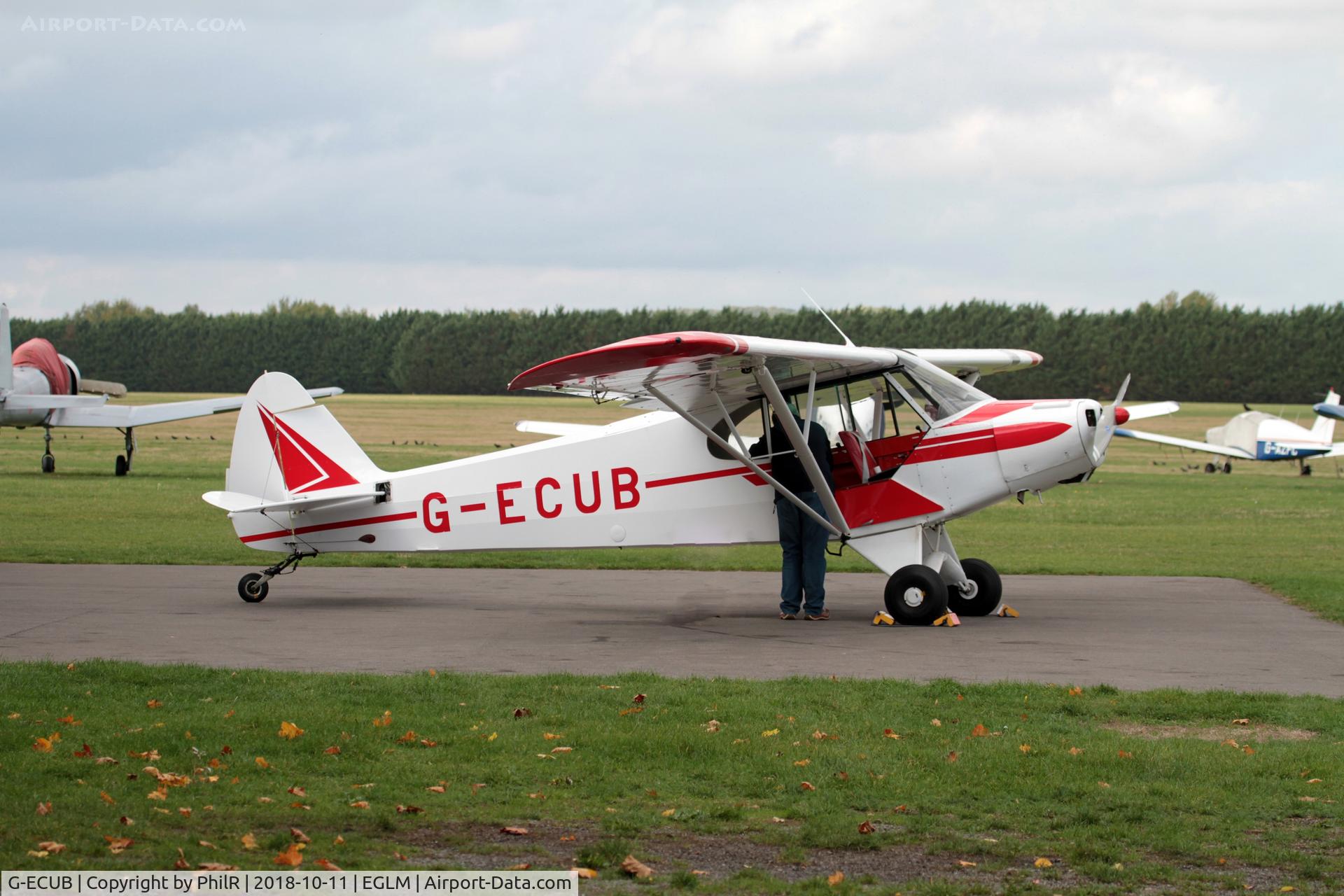G-ECUB, 1958 Piper PA-18 Super Cub C/N 18-6279, G-ECUB 1958 Piper Pa-18 Super Cub White Waltham