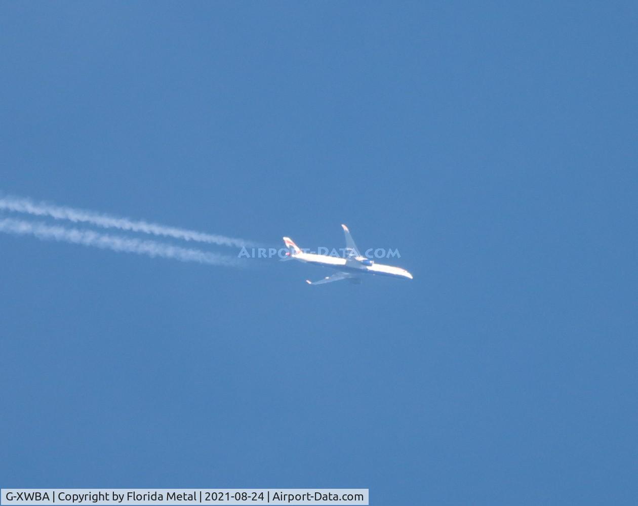 G-XWBA, 2019 Airbus A350-1041 C/N 326, BAW A350K zx LHR-ORD over Michigan