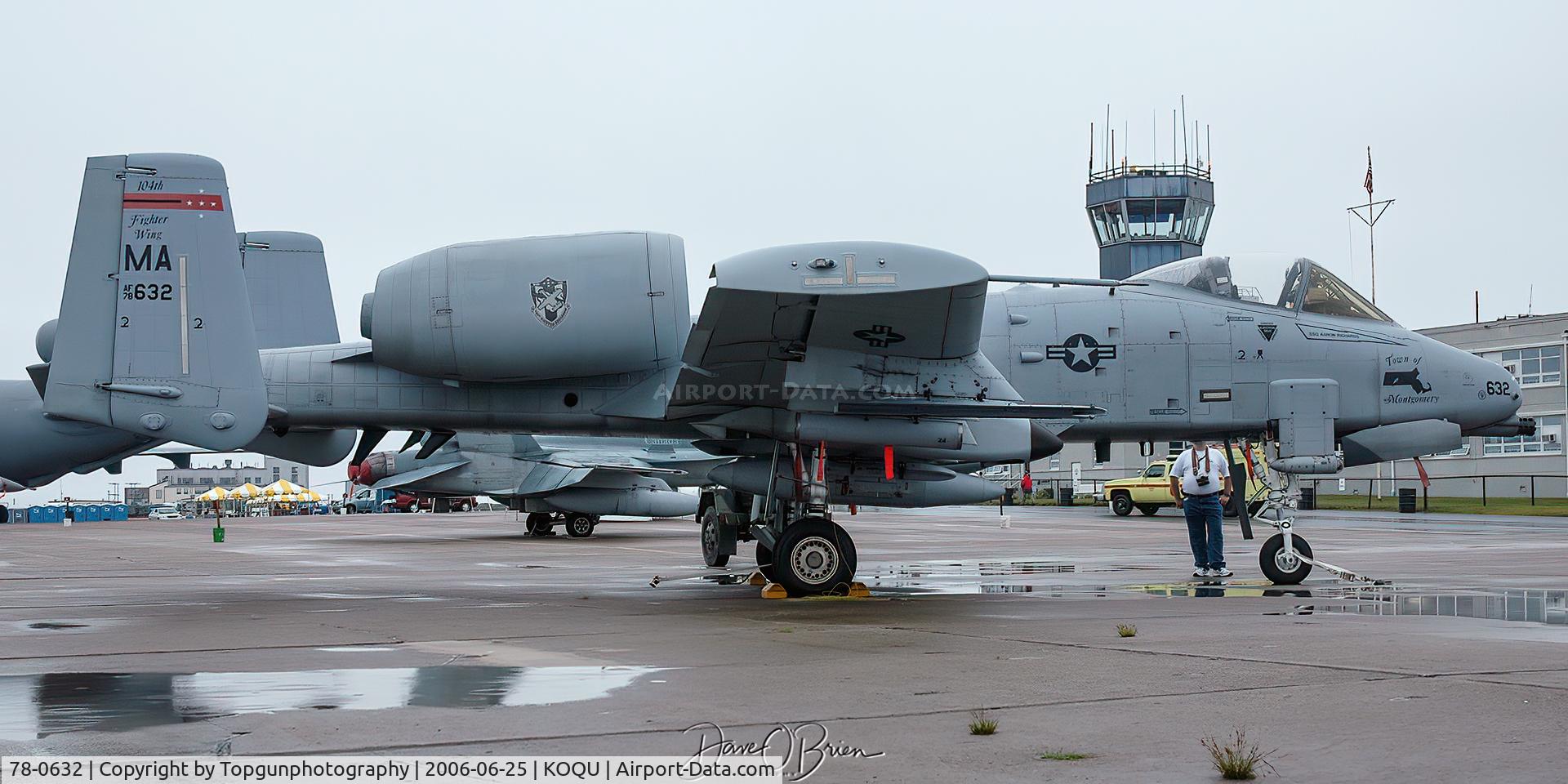 78-0632, 1978 Fairchild Republic A-10A Thunderbolt II C/N A10-0252, 104th FW