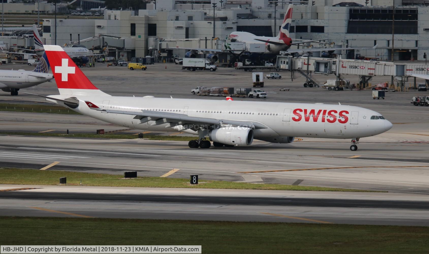 HB-JHD, 2009 Airbus A330-343 C/N 1026, Swiss A333 zx