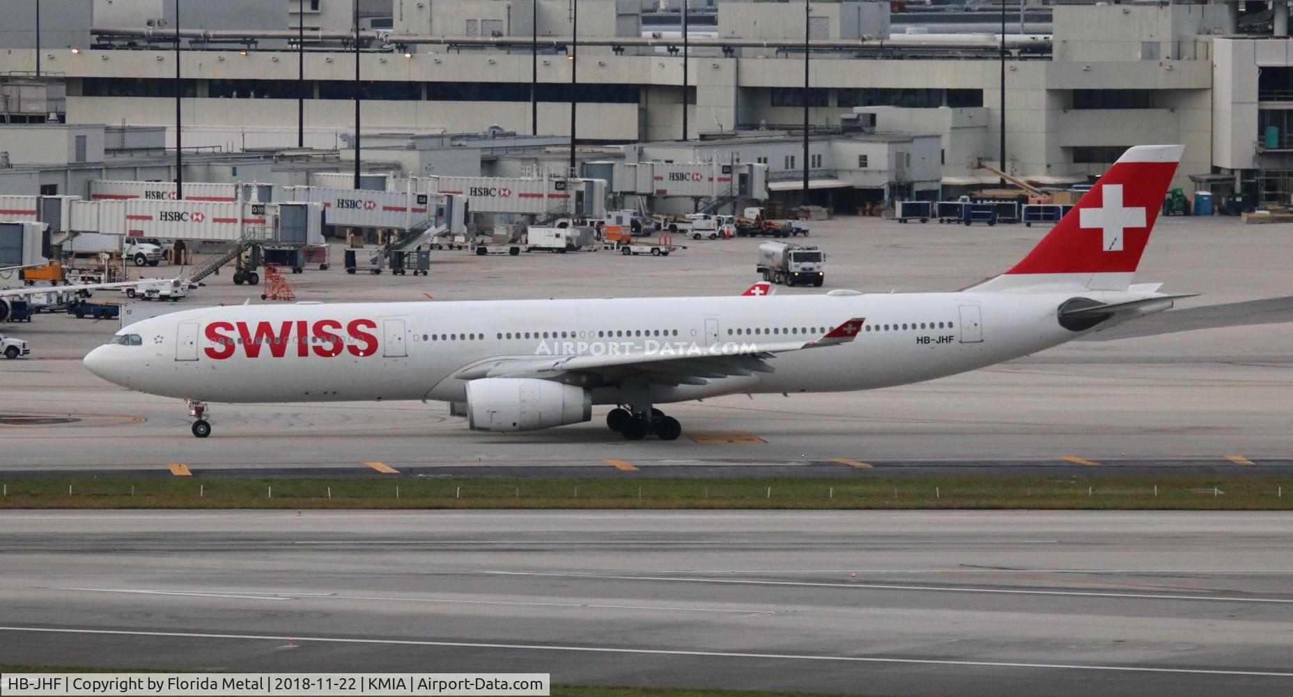 HB-JHF, 2010 Airbus A330-343X C/N 1089, Swiss A333 zx