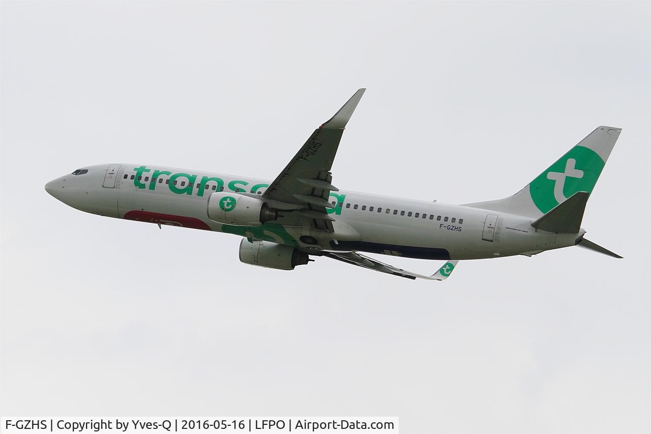 F-GZHS, 2007 Boeing 737-84P C/N 35074, Boeing 737-84P, Climbing from rwy 24, Paris-Orly airport (LFPO-ORY)