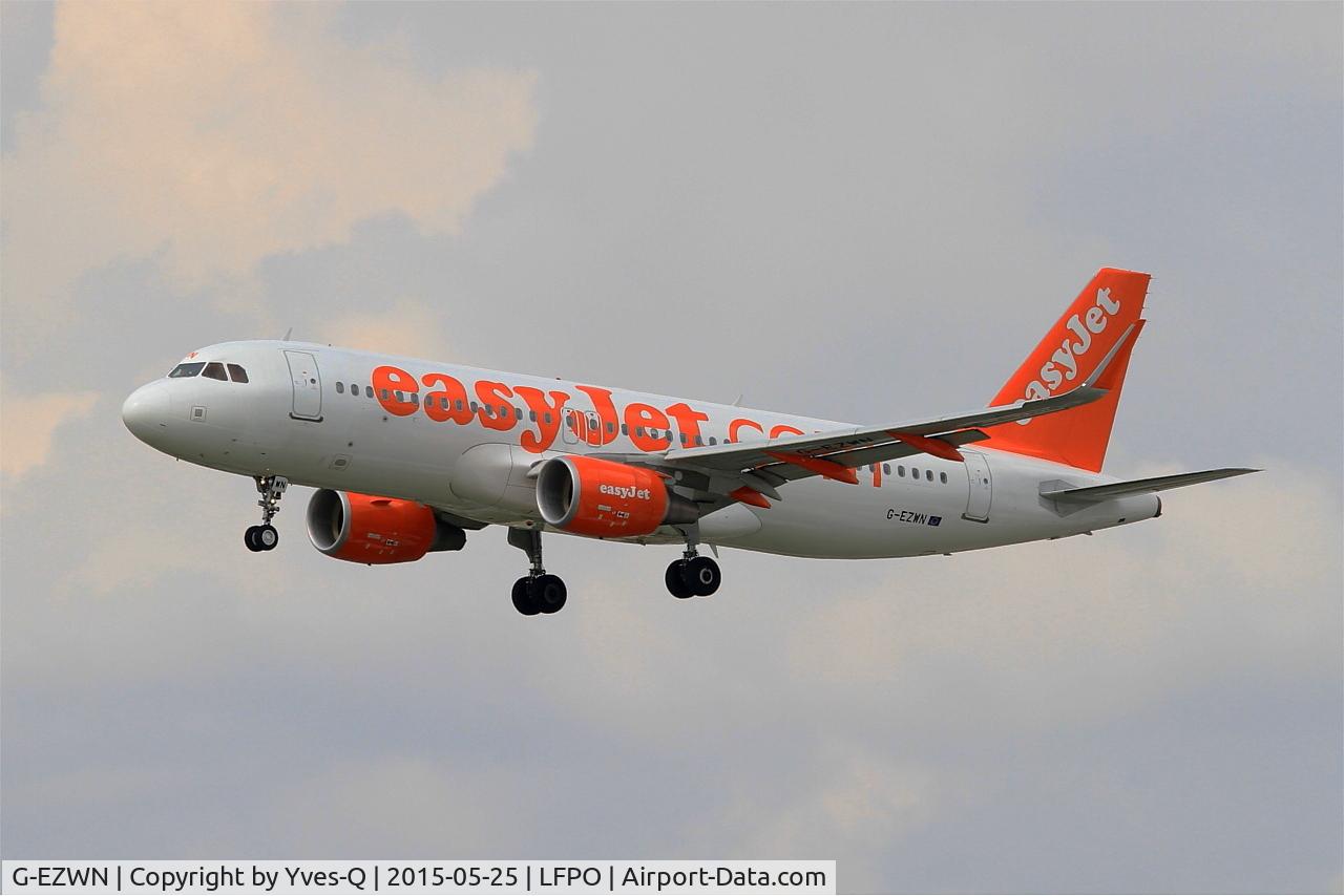 G-EZWN, 2013 Airbus A320-214 C/N 5757, Airbus A320-214, Short approach Rwy 26, Paris-Orly Airport (LFPO-ORY)