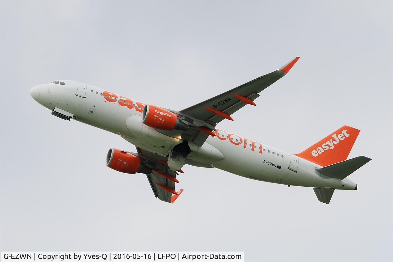 G-EZWN, 2013 Airbus A320-214 C/N 5757, Airbus A320-214, Climbing from rwy 24, Paris-Orly airport (LFPO-ORY)
