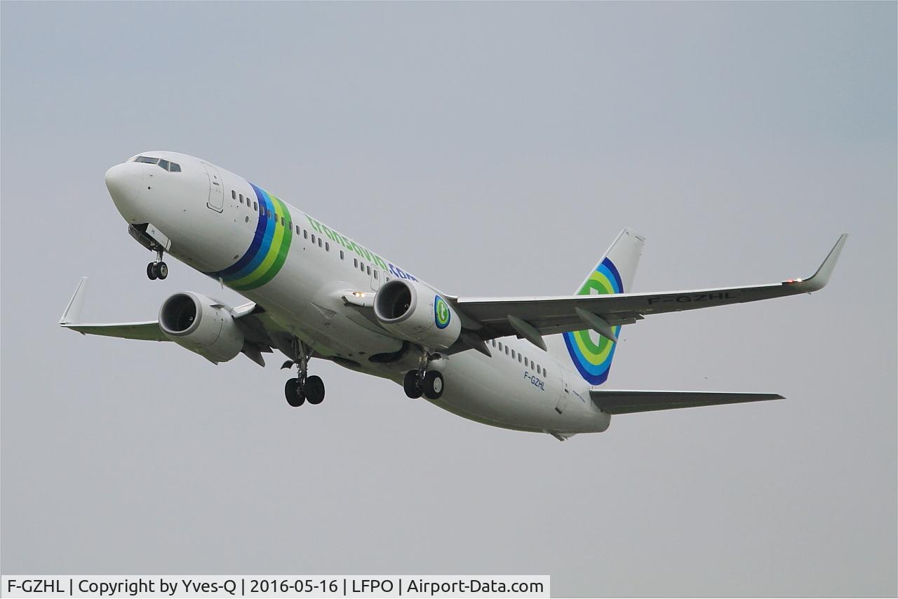 F-GZHL, 2014 Boeing 737-8K2 C/N 37791, Boeing 737-8K2, Take off rwy 24, Paris Orly airport (LFPO-ORY)