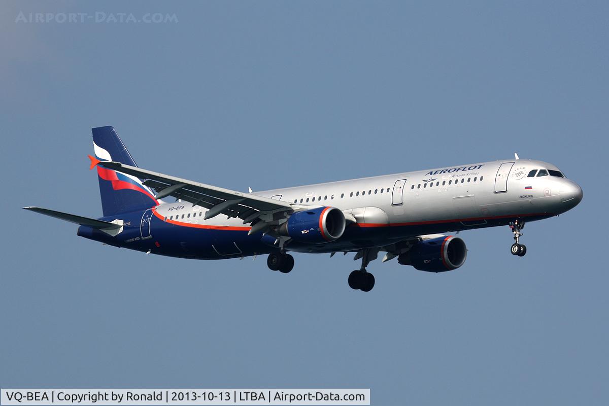 VQ-BEA, 2009 Airbus A321-211 C/N 4058, at ist