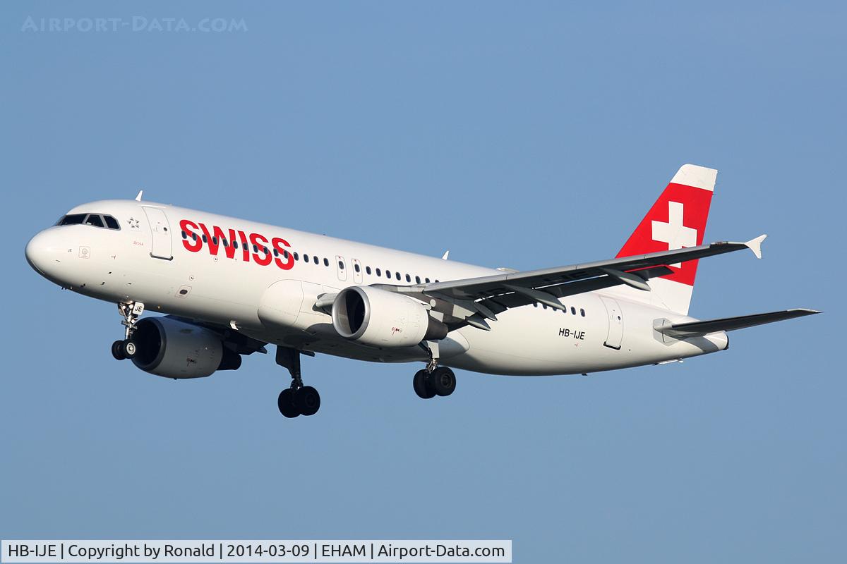 HB-IJE, 1995 Airbus A320-214 C/N 559, at spl