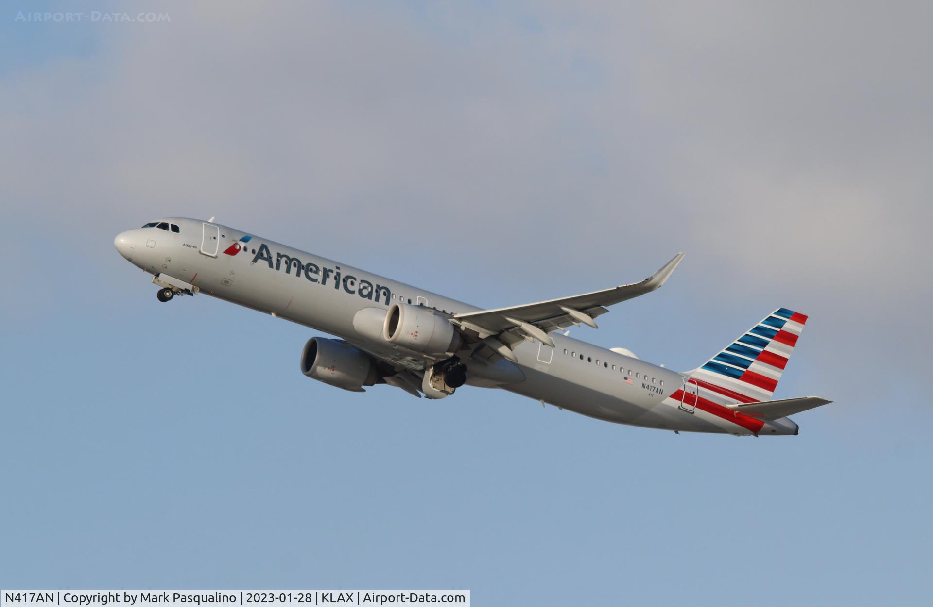 N417AN, 2020 Airbus A321-253NX C/N 9537, Airbus A321-253NX