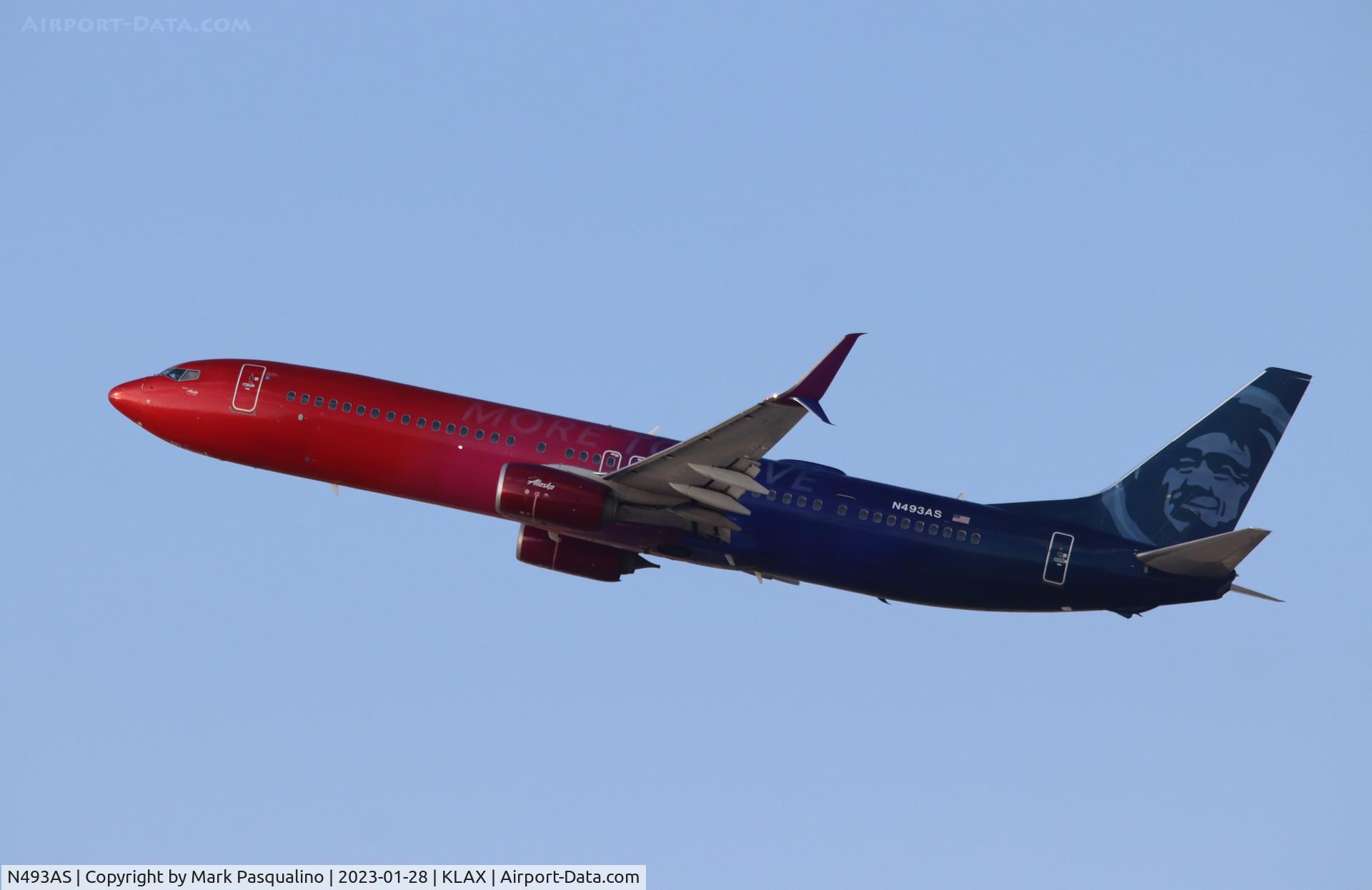 N493AS, 2016 Boeing 737-990/ER C/N 41727, Boeing 737-990/ER