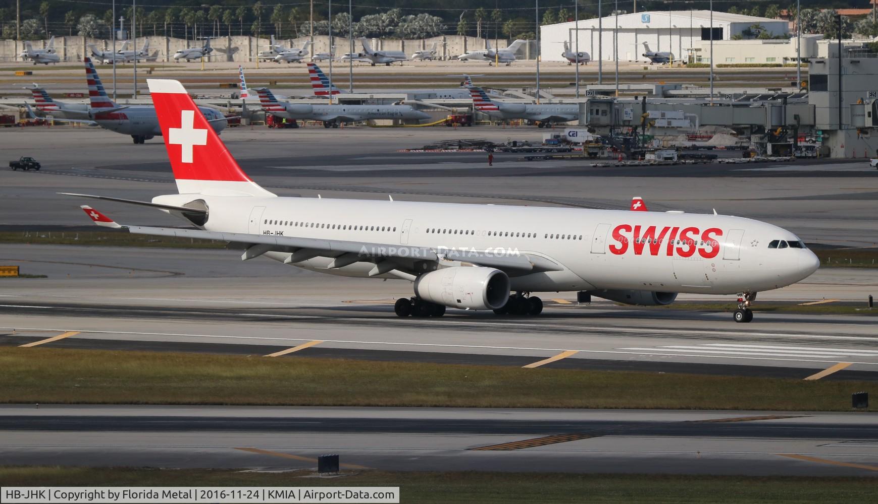 HB-JHK, 2011 Airbus A330-343X C/N 1276, Swiss A333 zx
