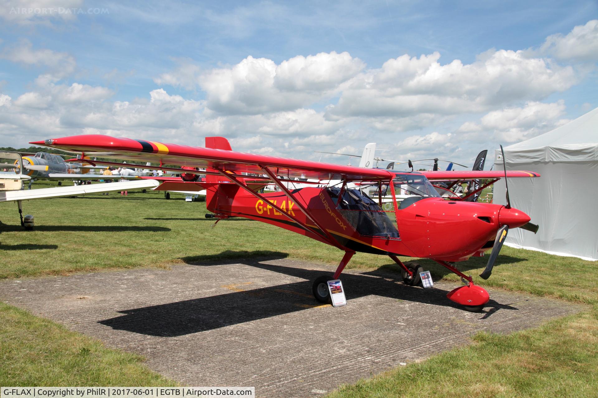 G-FLAX, 2017 Aeropro Eurofox 914 C/N LAA376-15444, G-FLAX 2017 Cornwell & Sinnot Eurofox 914 Air Expo Booker