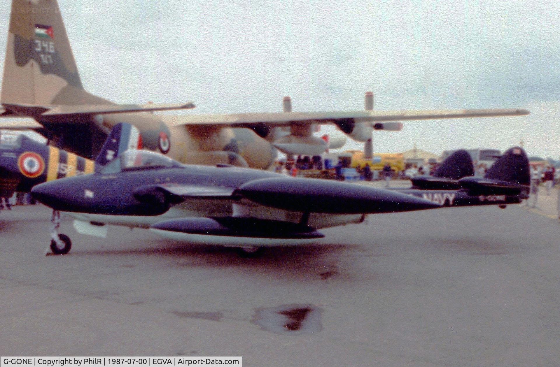 G-GONE, 1954 De Havilland (F+W Emmen) DH-112 Venom FB.50 C/N 752, G-GONE 'WR470' 1954 DH112 Venom FB1 IAT