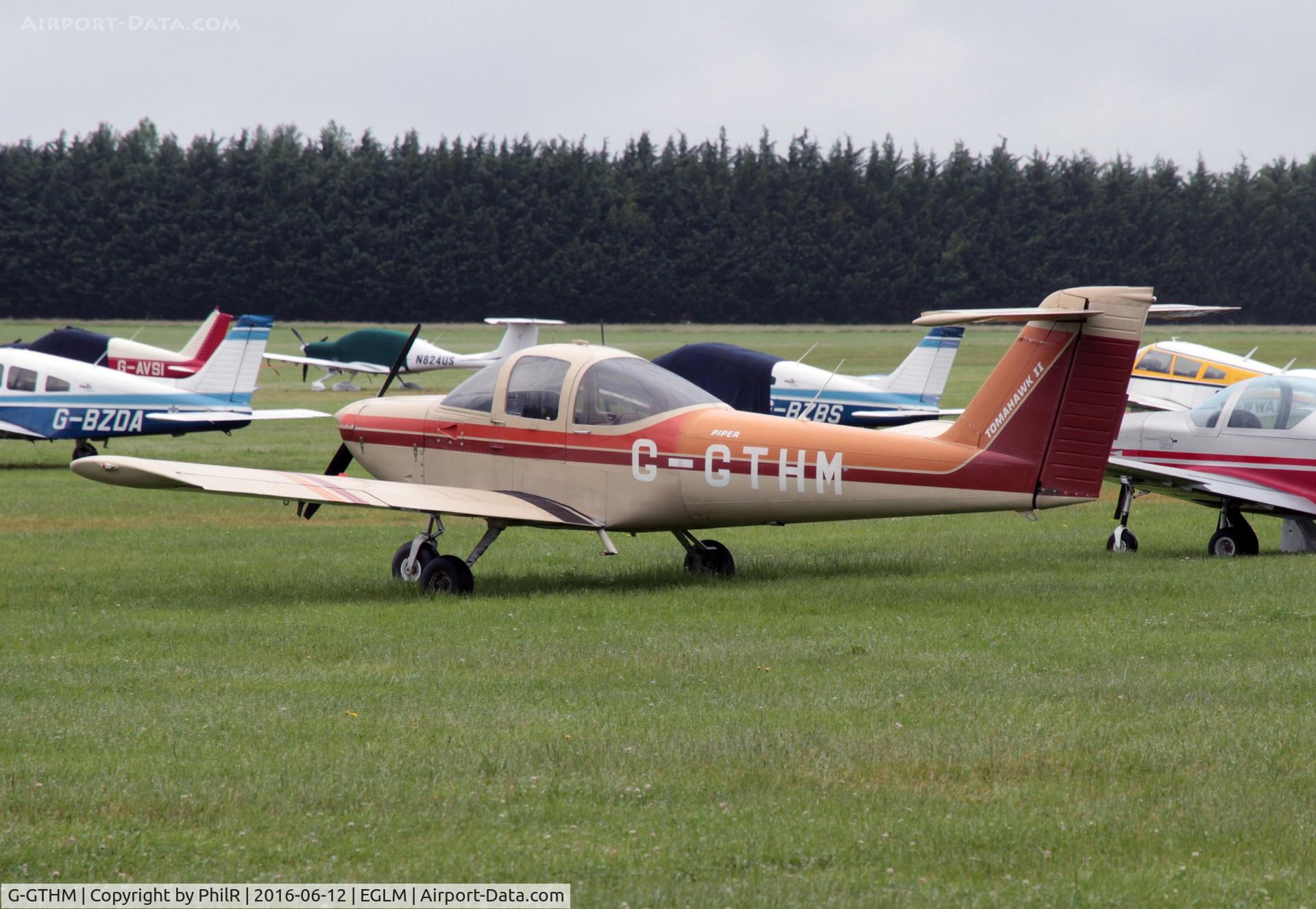 G-GTHM, 1981 Piper PA-38-112 Tomahawk Tomahawk C/N 38-81A0171, G-GTHM Piper Pa-38 Tomahawk White Waltham