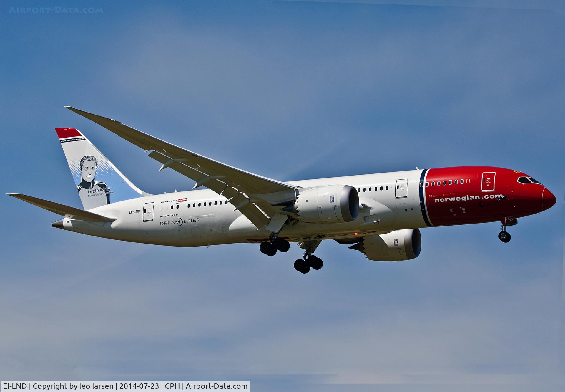 EI-LND, 2014 Boeing 787-8 Dreamliner C/N 35310, Copenhagen 23.7.2014