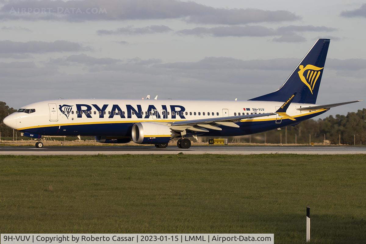 9H-VUV, 2021 Boeing 737-8-200 MAX C/N 62331, Runway 31